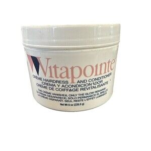NEW Vitapointe Creme Hairdress and Conditioner Gloss Strengthens Hair 8 oz